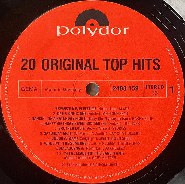 20 Original Top Hits - Image 3