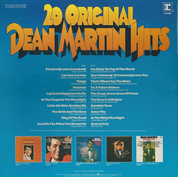 20 Original Dean Martin Hits - Image 2