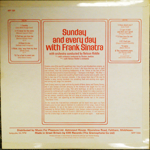 Sunday And Every Day With Frank Sinatra - Image 2