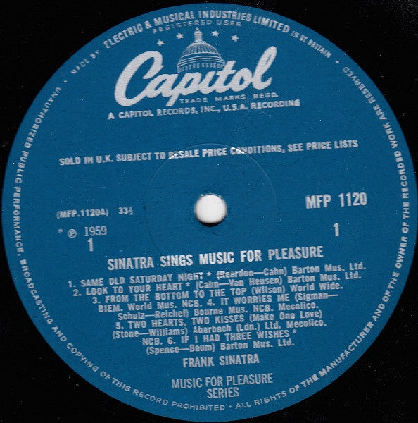 Sinatra Sings Music For Pleasure - Image 3