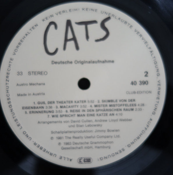 Cats (Deutsche Originalaufnahme) - Image 4