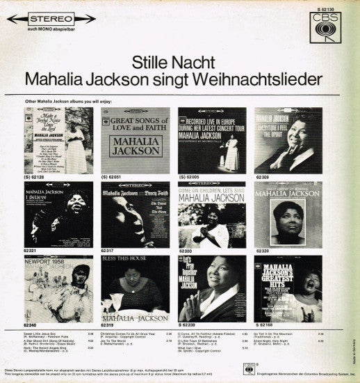 Stille Nacht - Mahalia Jackson Singt Weihnachtslieder - Image 2