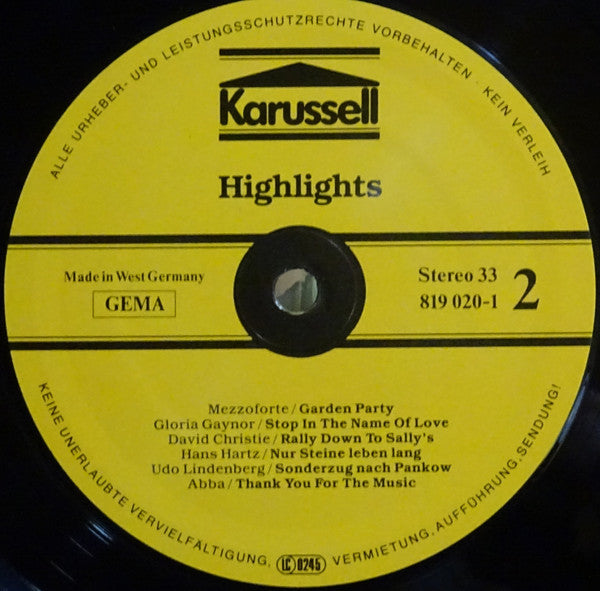 Highlights - Zwei Unglaubliche Platten Mit Formel Eins Hits - Image 4