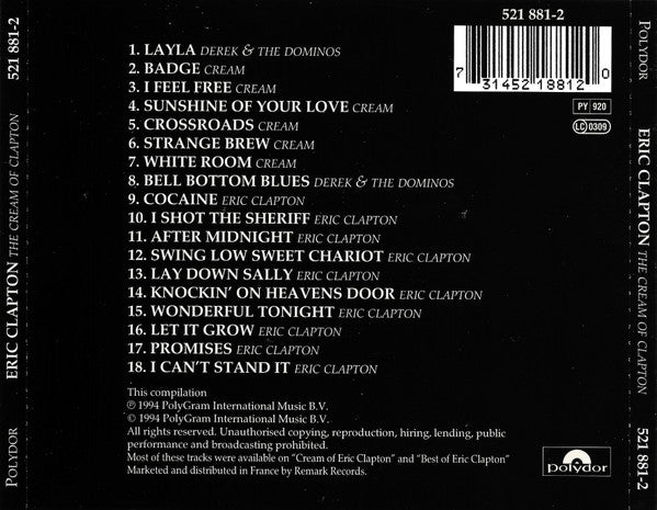 The Cream Of Clapton - Image 2