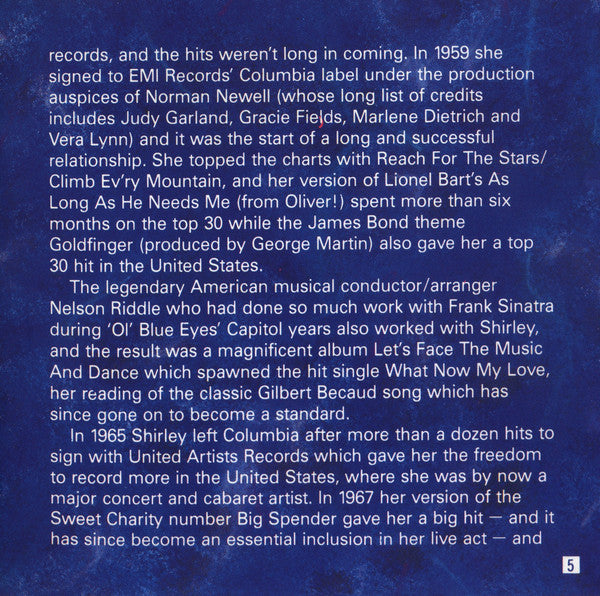 Diamonds: The Best Of Shirley Bassey - Image 8