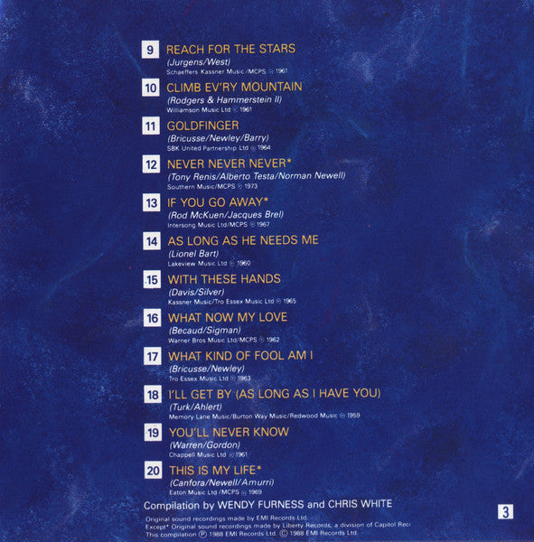 Diamonds: The Best Of Shirley Bassey - Image 6