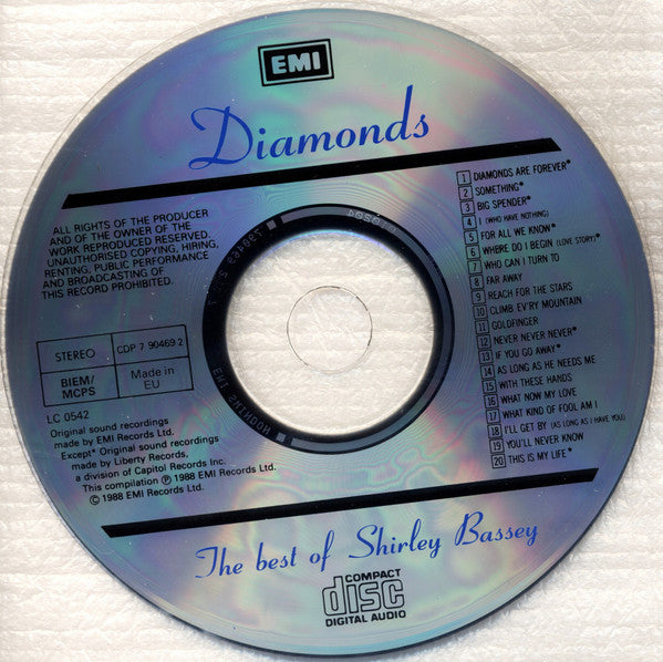 Diamonds: The Best Of Shirley Bassey - Image 3