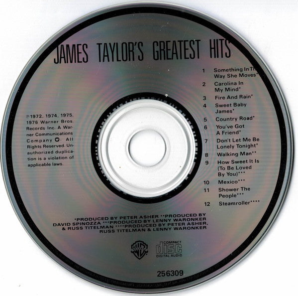 James Taylor's Greatest Hits - Image 3