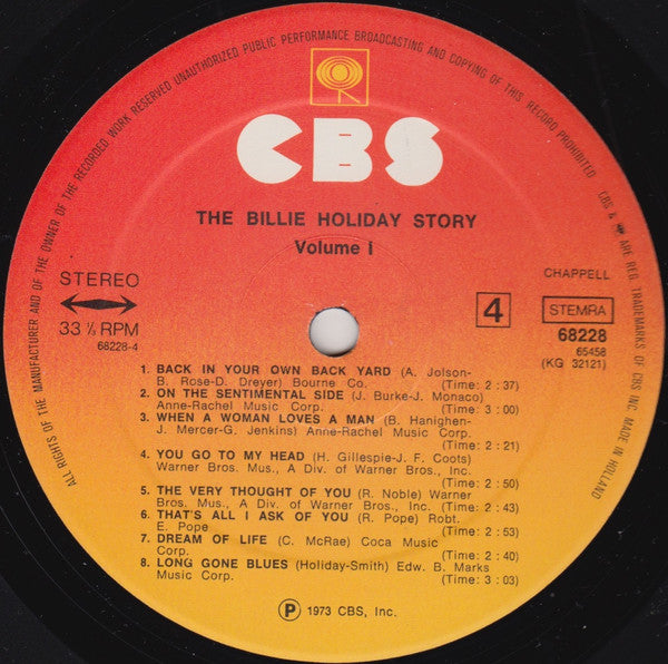 The Billie Holiday Story Volume I - Image 7