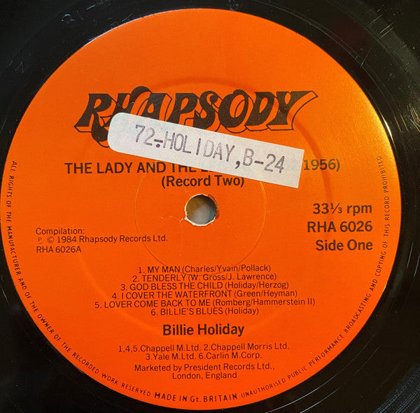 The Lady And The Legend 1952-1956, Record 2 - Image 4