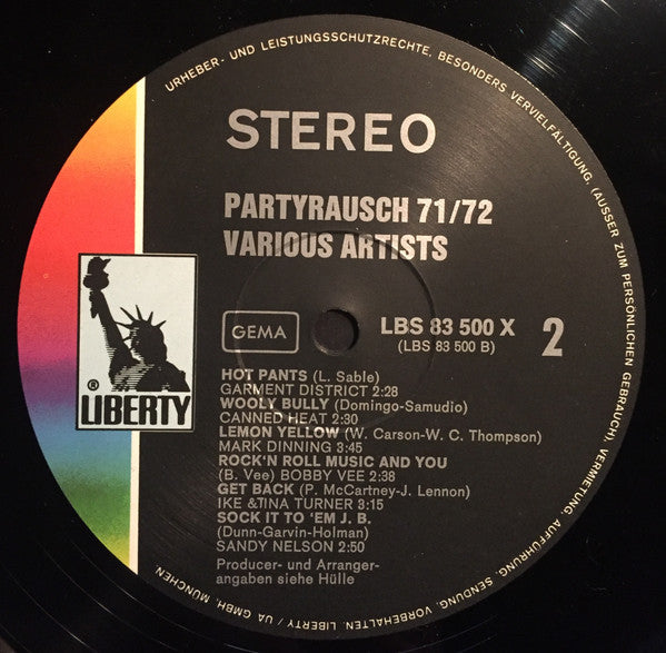 Partyrausch 71/72 (Das Ideale Tanzalbum) - Image 6