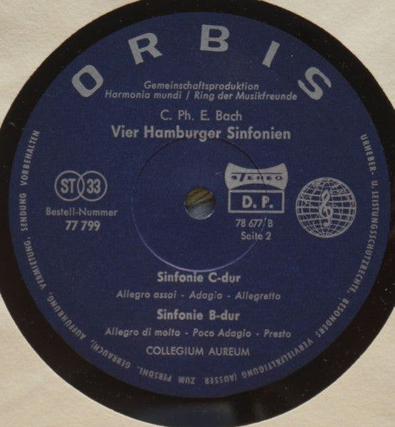 Collegium Aureum - Vier Hamburger Sinfonien - Image 4