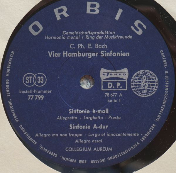 Collegium Aureum - Vier Hamburger Sinfonien - Image 3