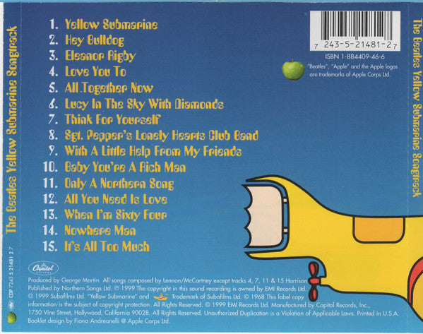 Yellow Submarine Songtrack - Image 2