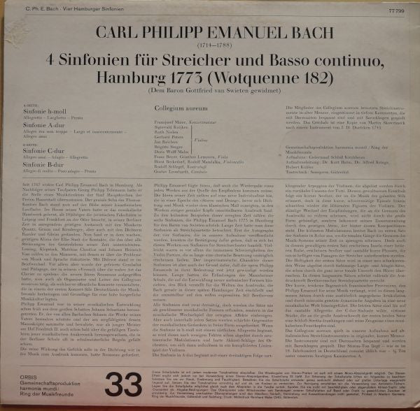 Collegium Aureum - Vier Hamburger Sinfonien - Image 2