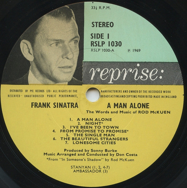 A Man Alone (& Other Songs Of Rod McKuen) - Image 3