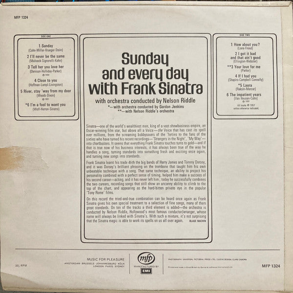 Sunday And Every Day With Frank Sinatra - Image 2
